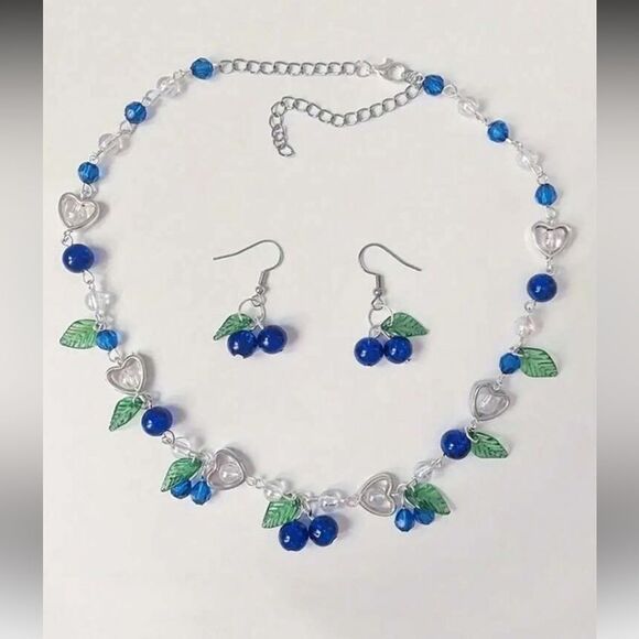 Blueberry Necklace S862 - Picture 2 of 5